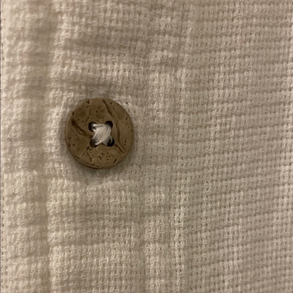 Royal Robbins Men's White Short Sleeve Button Down Shirt - Picture 5 of 7